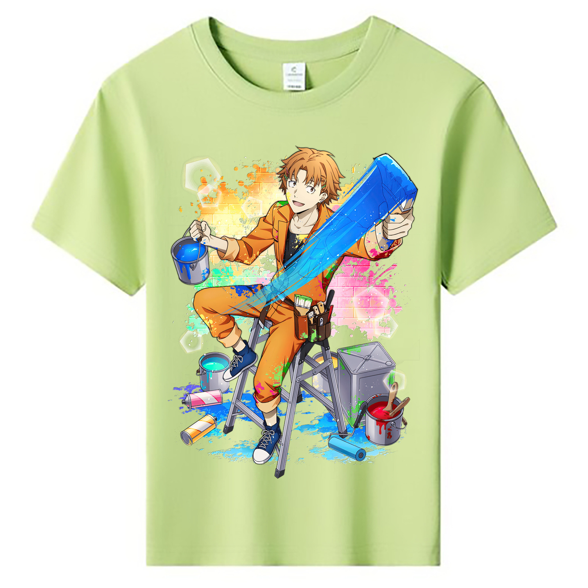 （画像用） 文豪ストレイドッグス Bungo Stray Dogs 綿100％キッズTシャツ（フロントプリント）